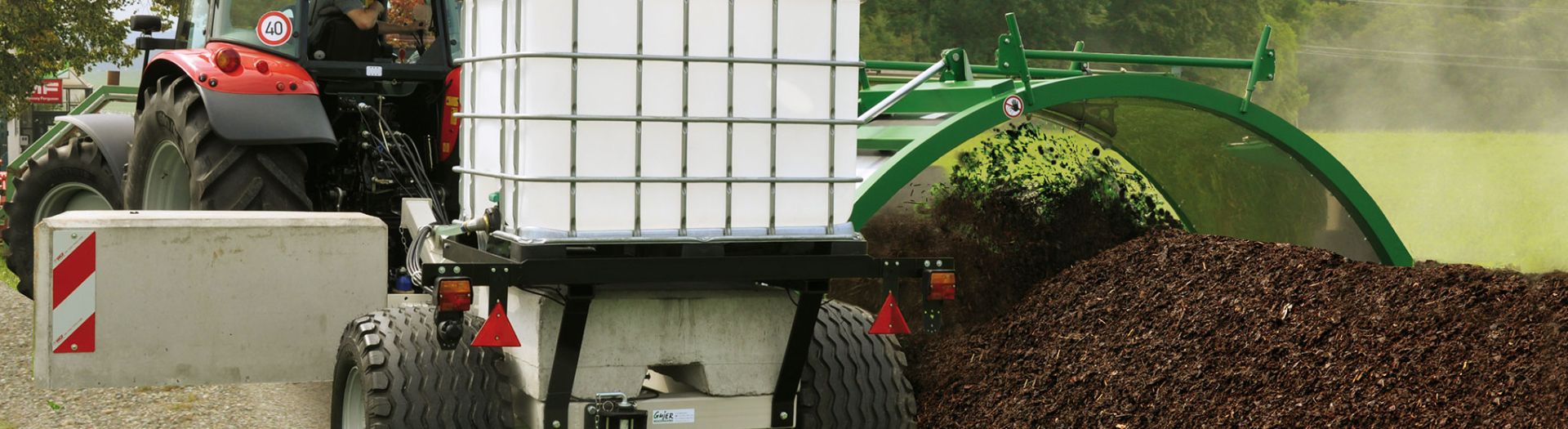 Compost turner TG 301 teaser